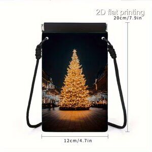 Cross Body cell phone Christmas tree NEW!AWESOME! LQQK!